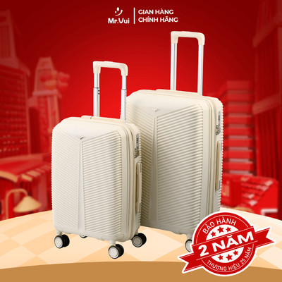 Vali nhựa Mr Vui VLC 213 - 20 inch vali xách tay thời trang (36 x 54 x 25 cm)