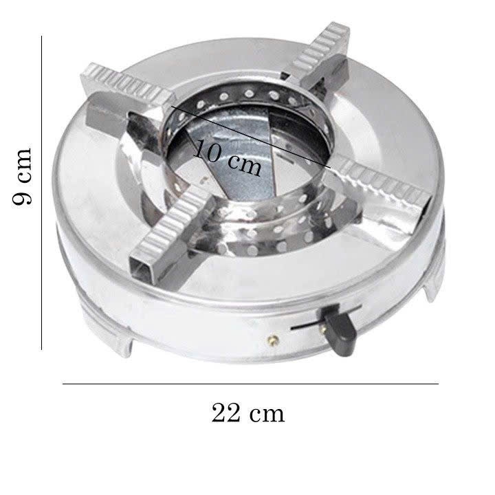 Bếp Cồn Chắn Gios Inox Tròn Phù Hợp Cho Ăn Lẩu, Dã Ngoại,...