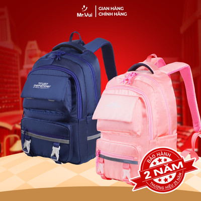 Balo Teen 1063 MrVui  Balo Thời Trang Học Sinh Sinh Viên, Nhẹ, Chống Thấm, Balo Đựng Laptop