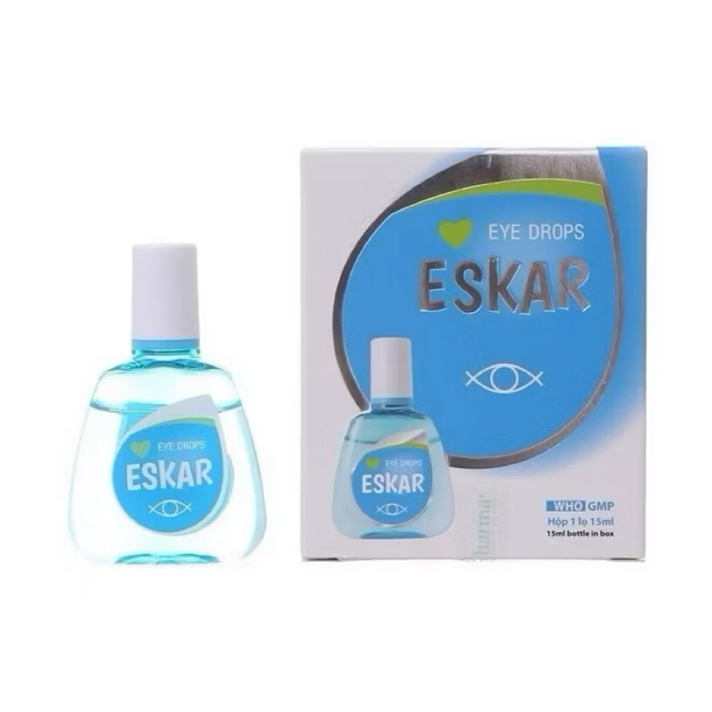 ESKAR-DUNG DỊCH NHỎ MẮT CHỐNG KHÔ MẮT, MỎI MẮT (CHAI 15 ML)