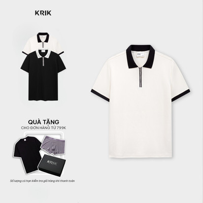 Áo Polo Nam KRIK Form Regular Chất Vải Cao Cấp Thiết Kế Thanh Lịch Trẻ Trung PL2319
