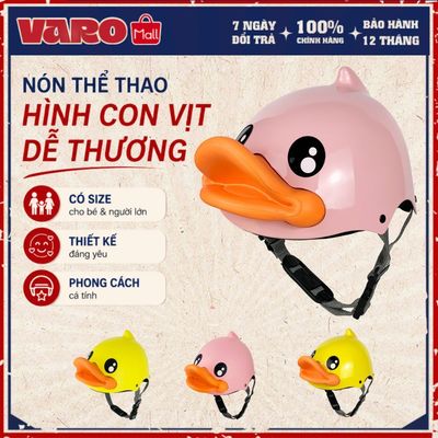 Nón Con Vịt Dễ Thương Có Size Bé, Người Lớn - Nón Thể Thao Cho Bé, Người Lớn Cao Cấp