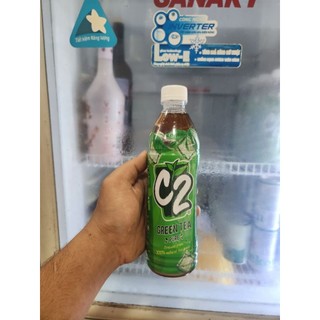 lốc 6 chai C2 trà xanh không đường cận date 21/7/2026