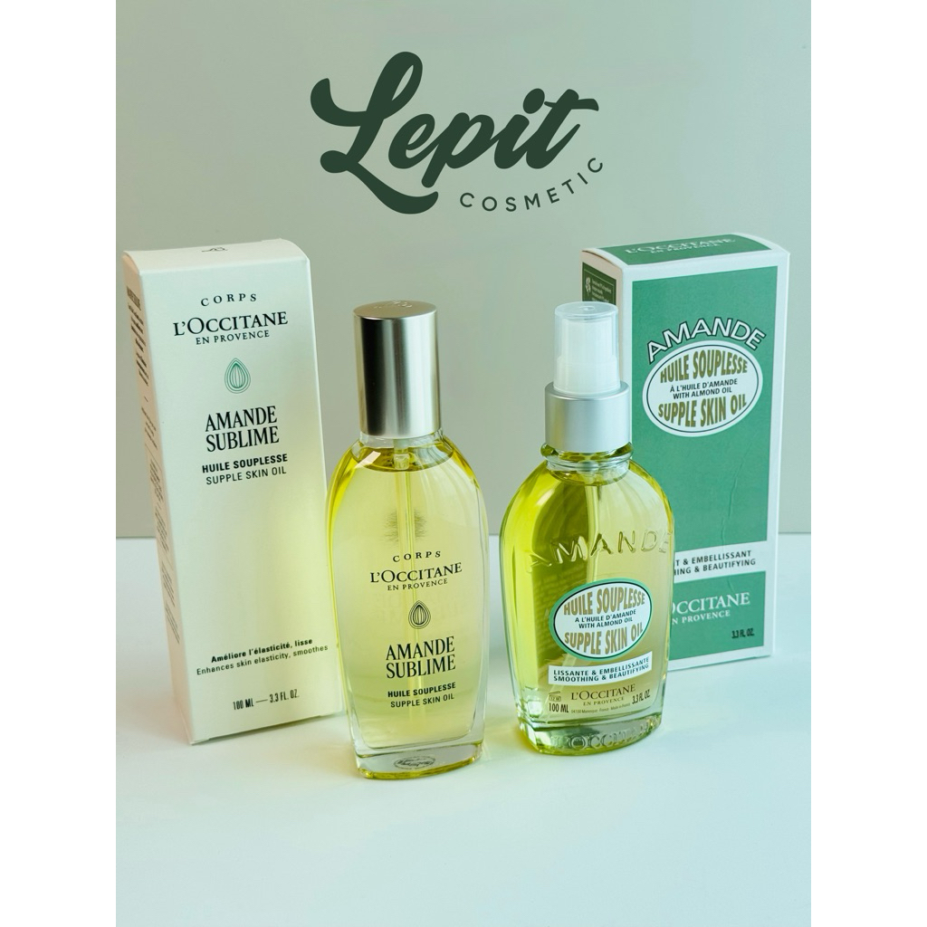 Dầu dưỡng thể L’Occitane Supple Skin Oil chiết xuất hạnh nhân giảm rạn da - Dầu dưỡng Loccitane - Le