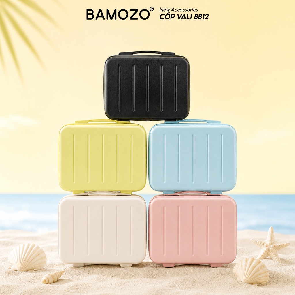 Cốp Vali Mini B Bamozo Size 14 Đựng Đồ Trang Điểm Chống Thấm Nước Tiện Lợi_VL8812K14
