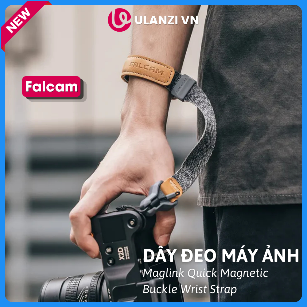 Dây Đeo Cổ Tay Thao Tác Nhanh Cho Máy Ảnh Falcam Maglink Quick Magnetic Buckle Wrist Strap - Hàng Ch