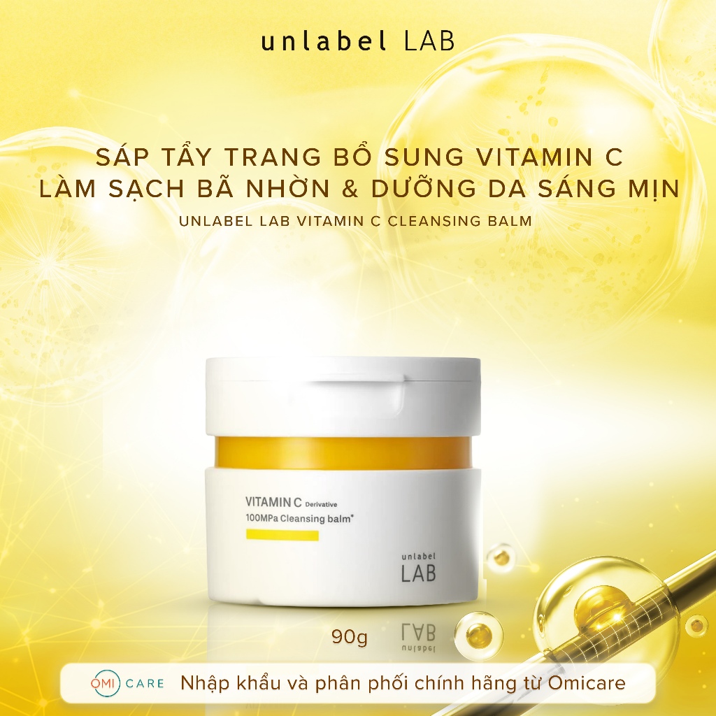 SÁP TẨY TRANG BỔ SUNG VITAMIN C UNLABEL LAB 90G