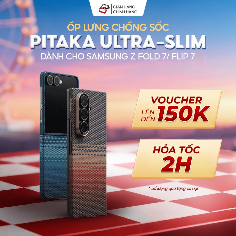 [Samsung Z Fold 7/ Flip 7] Ốp lưng chống sốc PITAKA Ultra Slim siêu mỏng nhẹ, Tương thích MagSafe