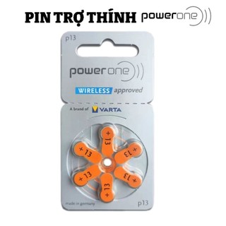 Pin máy trợ thính Powerone P13 PR48 A13 PR70 A10 P10 PR41 A312 P312 PR44 A675 P675zin Đức