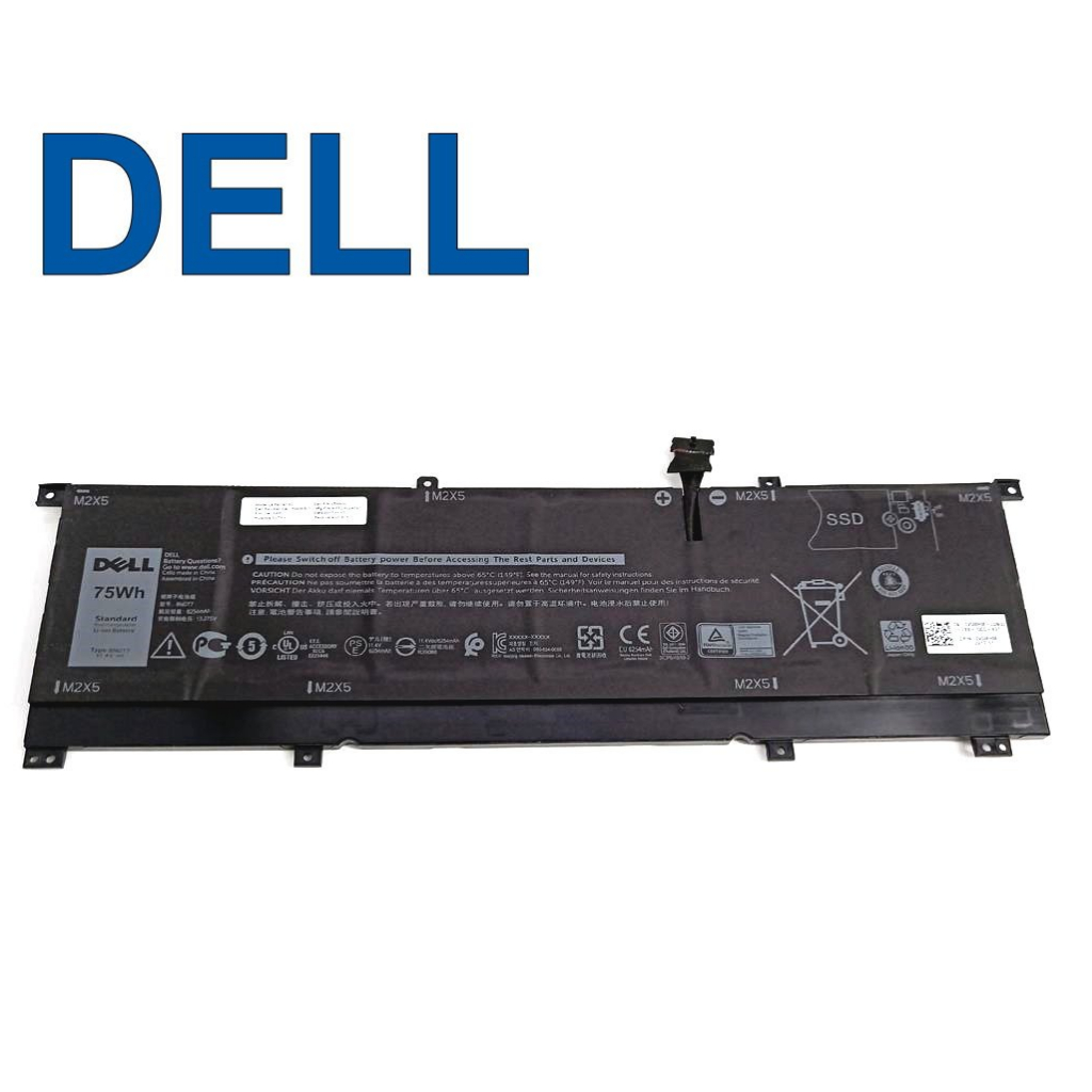 ⚡Pin laptop Dell XPS 15 9575 2-in-1, Precision 5530 2-in-1, P73F 8N0T7 08N0T7 TMFYT 0TMFYT 75Wh