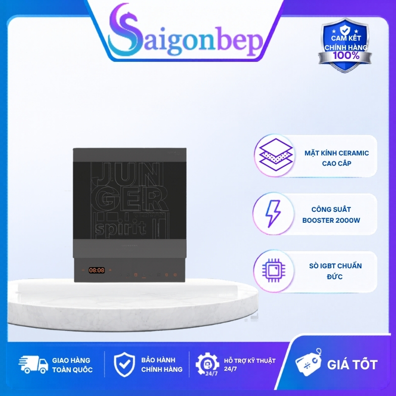 Bếp Từ Đơn Junger JG CEJ-105-I - Cảm Ứng Slider, 6 Chế Độ Nấu Chuyên Sâu