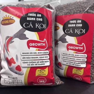 Cám cá Koi King Feed tăng 42% tốc độ tăng trưởng, đạm cao - tăng size mạnh, lên màu chuẩn