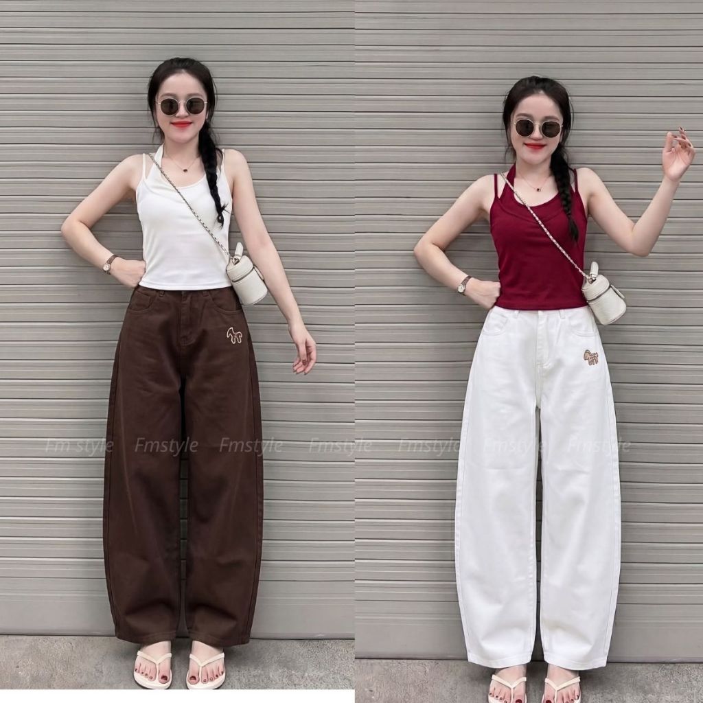 Quần Kaki Nữ FMSTYLE Thêu Hình Về Đủ Màu Siêu Xinh Hottrend 26040355