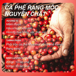 Black Duck Red Rose - Cà Phê Rang Sáng Đặc Sản Myanmar blend Kenya - Intenso Coffee Roasters