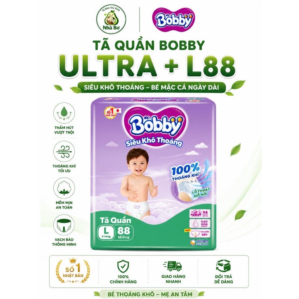 (Giảm giá) Tã quần Bobby Ultra+ size L2