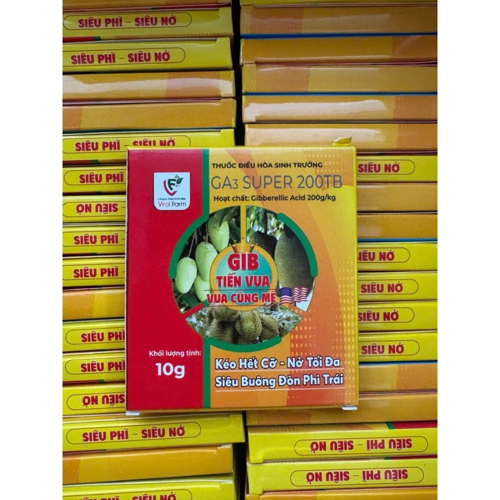 GA3 SUPER 200TB ( 10gr ) Thu.ốc điều hoà sinh trưởng giúp kéo hết cỡ- nở tối đa- siêu buông đòn phì 