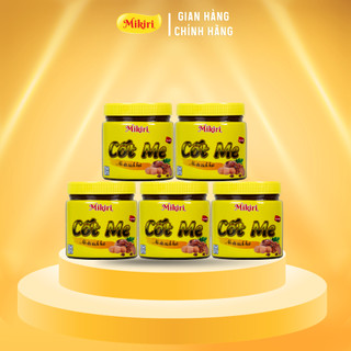 Cốt Me Nguyên Chất Đã Tách Hạt Mikiri Hũ 250g - Vị Chua Thanh, Dùng Nấu Canh Chua, Đá Me