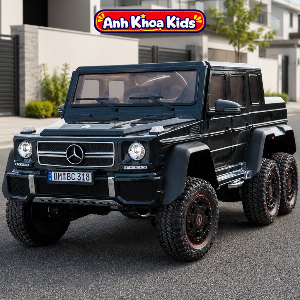 Xe ô tô điện trẻ em , siêu xe G63 AMG - WF189 6 bánh cho bé trọng tải siêu khủng
