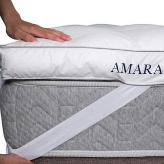Topper Microgel AMARA Cao Cấp Siêu Êm Ái Chuẩn Khách Sạn 5*- Dày 8cm, Làm Mềm Nệm, Chống Thấm Nước