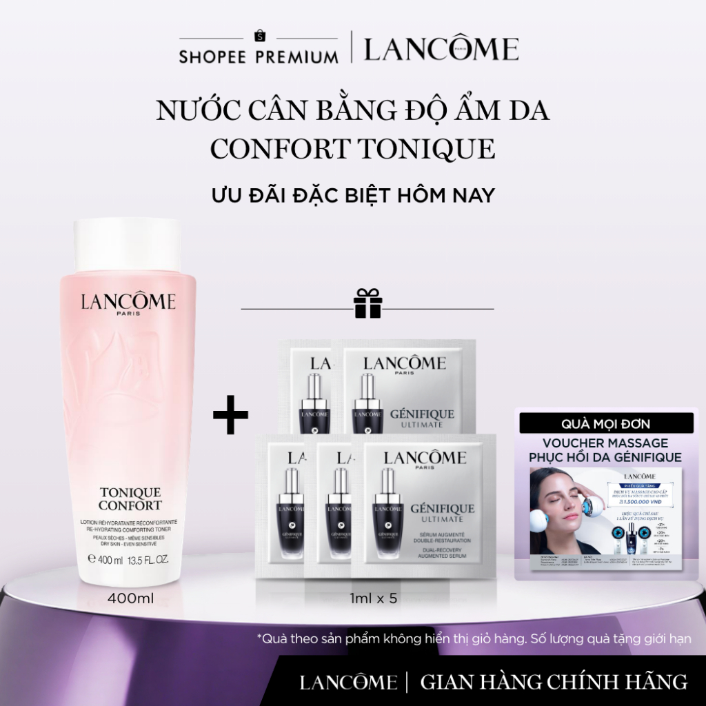 [KOL] Nước Cân Bằng (Toner) Độ Ẩm Dịu Nhẹ Lancome Tonique Confort 400ml