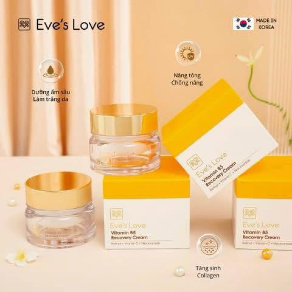 KEM DƯỠNG DA EVE’S LOVE KOREA Điểm tô hoàn hảo vẻ đẹp tự nhiên
