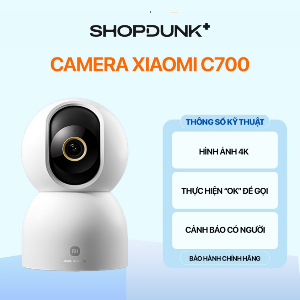 Camera Quan Sát Xiaomi Smart Camera C700 Chính Hãng BH 2 Năm