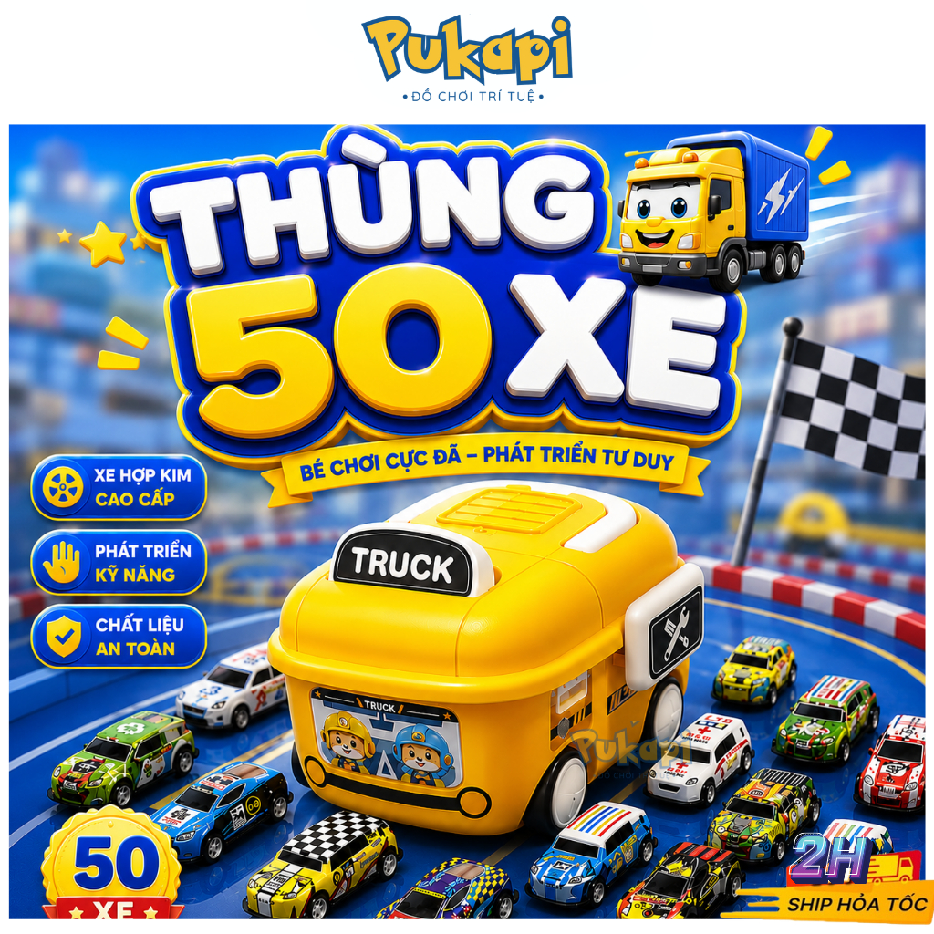 Ô Tô Đồ Chơi Xe Ô Tô Đồ Chơi Thùng Xe Thùng Ô Tô Thùng 50 Ô Tô Đồ Chơi Ô Tô Mini Đồ Chơi Xe - Đồ Chơ