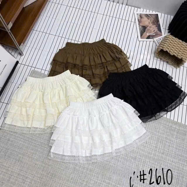 Chân Váy Đũi Tầng Nữ Mã 2610 – Chân Váy Xòe Tầng Tiểu Thư, Mềm Mát Phong Cách Hàn Quốc | BigBuy360 - bigbuy360.vn