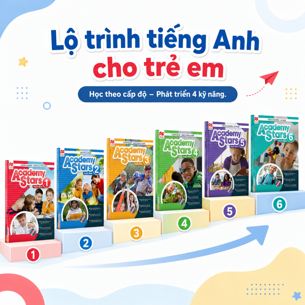 Sách Academy Stars 14 Cuốn | Macmillan Education – Tiếng Anh Tiểu Học Chuẩn Cambridge | MCBooks