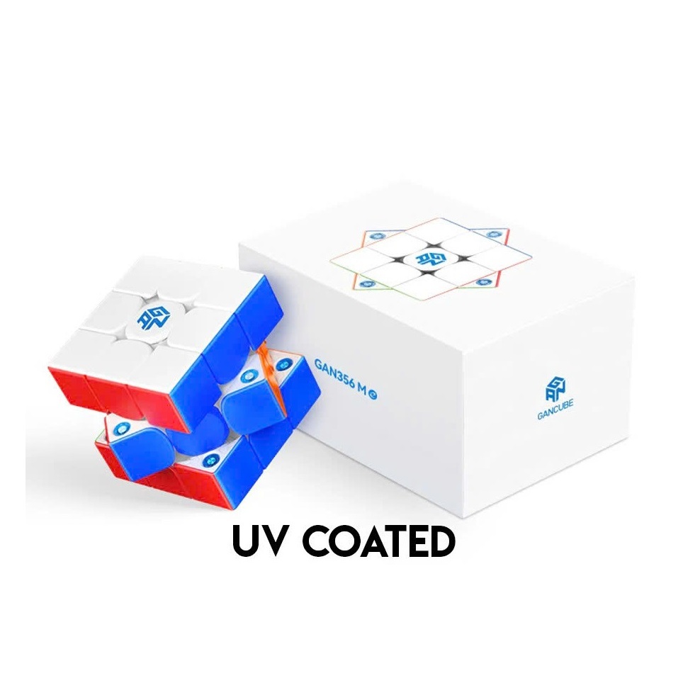 Rubik GAN 356 ME UV V2 3x3 Stickerless Chính Hãng - Rubik 3x3 Nam Châm UV Cao Cấp