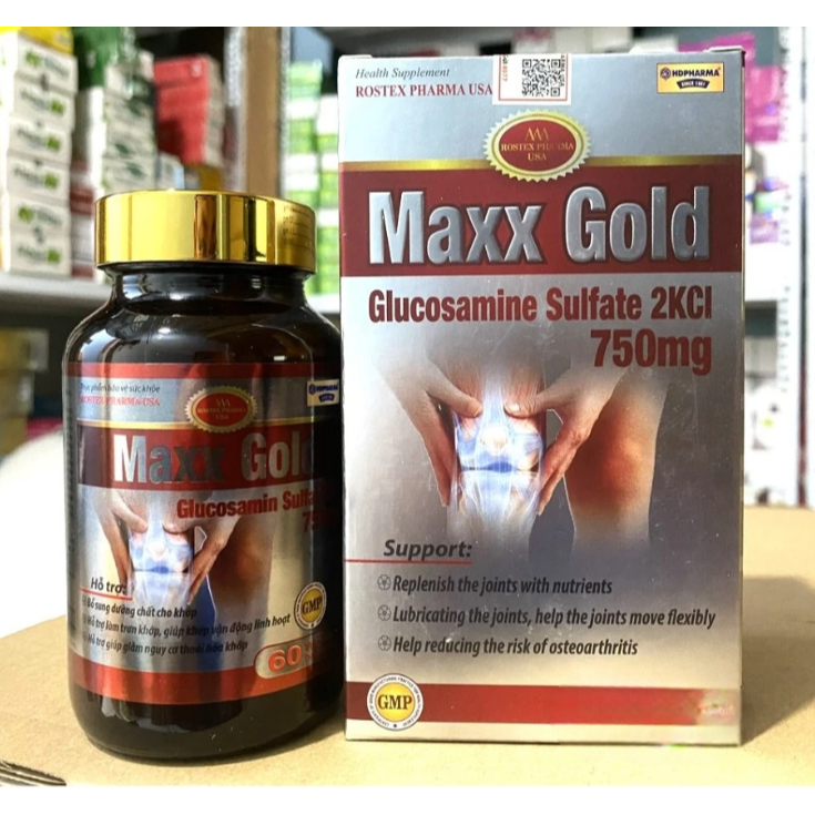 Maxx Gold  FLEX Giúp xương chắc khớp khỏe, ngăn ngừa thoái hóa khớp, tái tạo mô sụn, bôi trơn khớp g