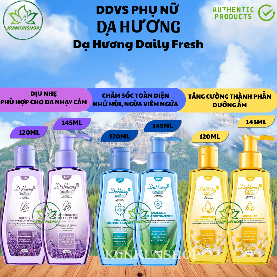 Xả Hàng Cuối Năm - Dạ Hương Daily Fresh 120ml/ 145ML