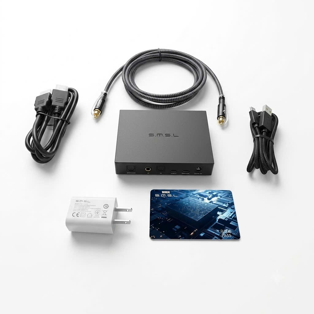 DAC GIẢI MÃ ÂM THANH SMSL PS100 – HDMI ARC | OPTICAL | COAXIAL | USB | BLUETOOTH