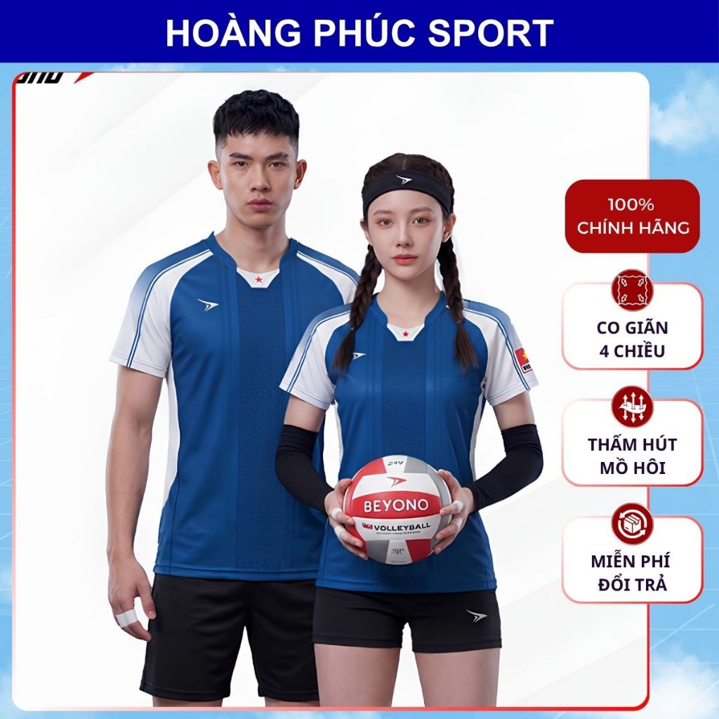 Bộ bóng chuyền nữ BEYONO DRAGON, bộ cầu lông nữ form ôm tôn dáng, co giãn thoáng khí có cờ Việt Nam