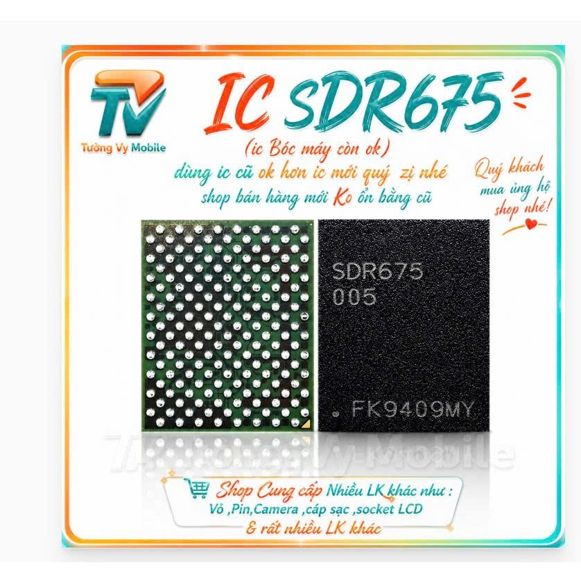ic SDR675 005 ic cũ bóc thay thế