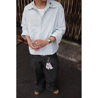 BREEZYY LONG NHONG BOXY SHIRT Áo sơ mi form boxy tay dài