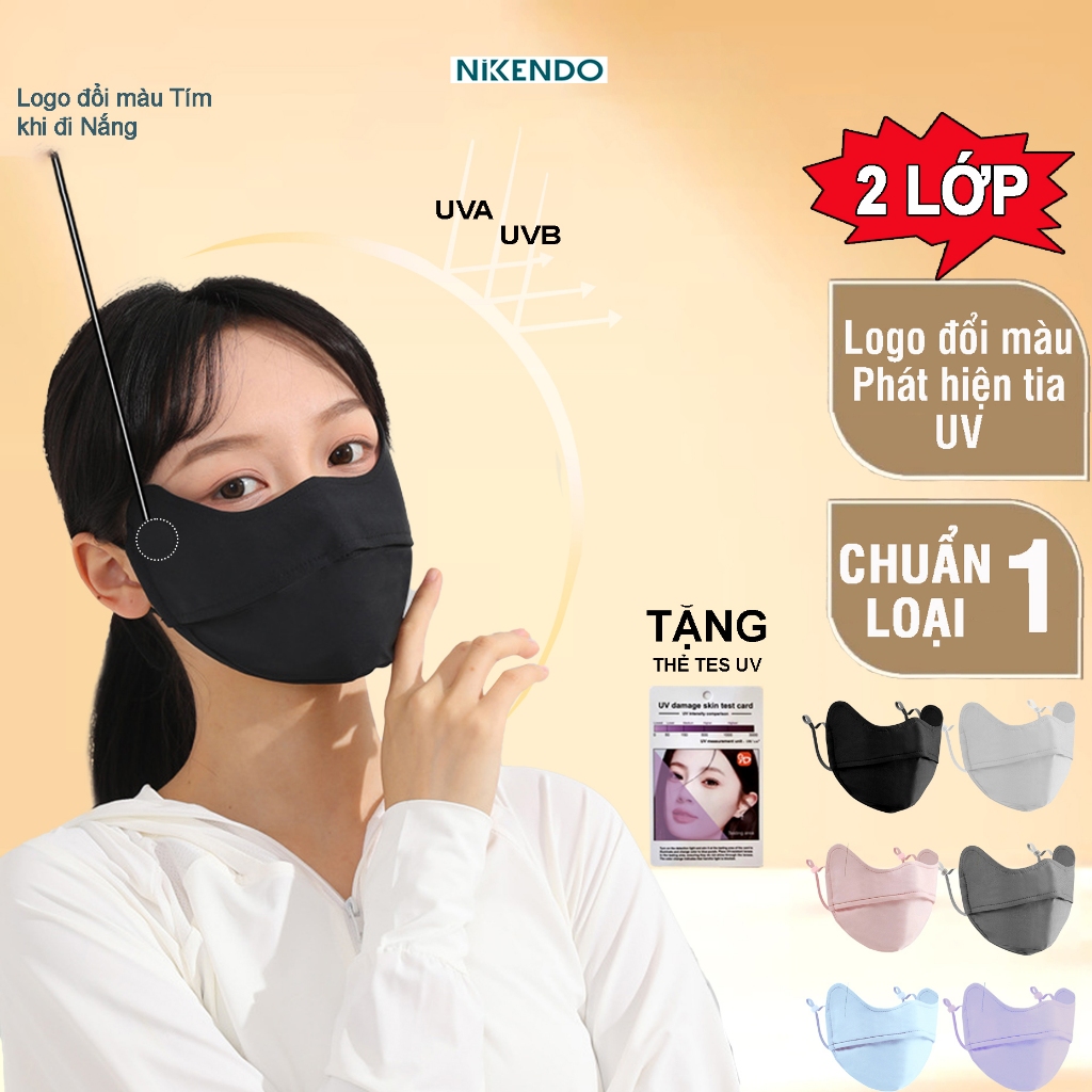 Khẩu Trang Chống Tia UV Khẩu Trang 5D Chống Nắng Mẫu 2025 Chính Hãng EnAiDe Đạt Tiêu Chuẩn UPV50+