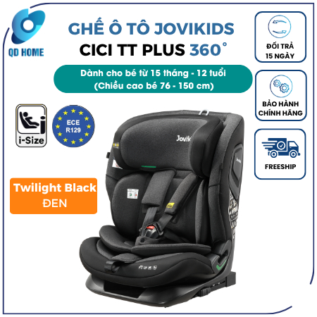 Ghế Ô Tô Jovikids CICI TT Plus - i-size R129 + Isofix (cho bé cao 76 - 150 cm)