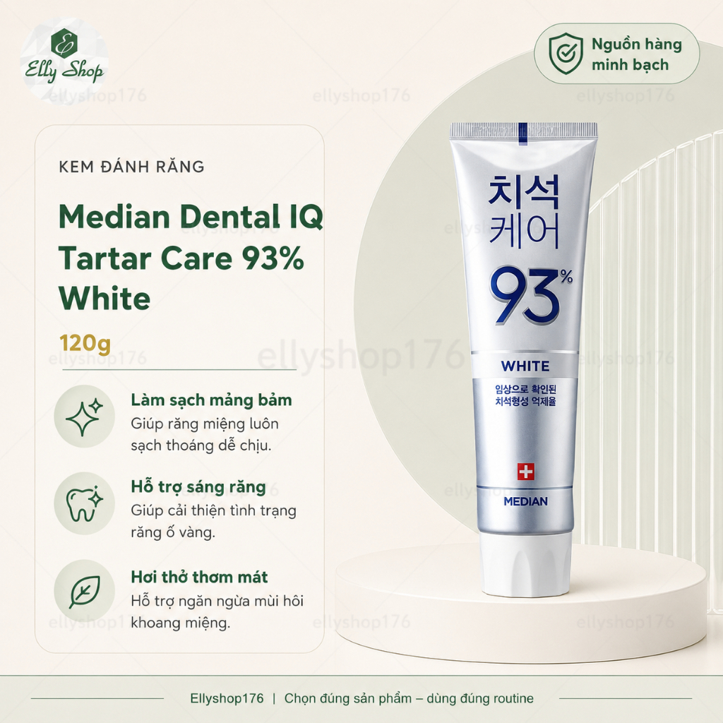 Kem đánh răng Median Dental IQ 93% - 120g - Ellyshop176