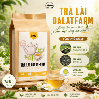 Trà Lài DalatFarm - Túi 150g