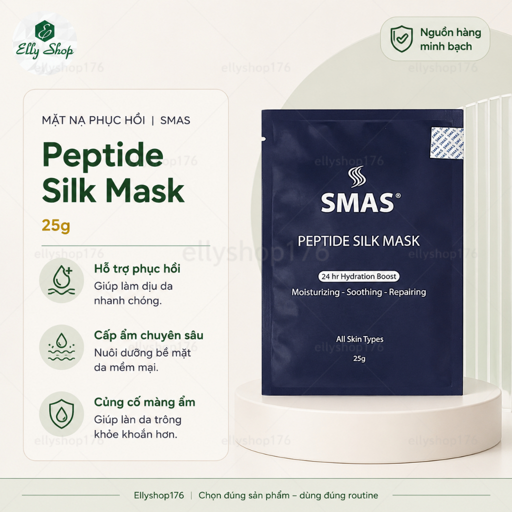 Mặt Nạ Smas Peptide Silk Mask 24hr Hydration Boost - Ellyshop176