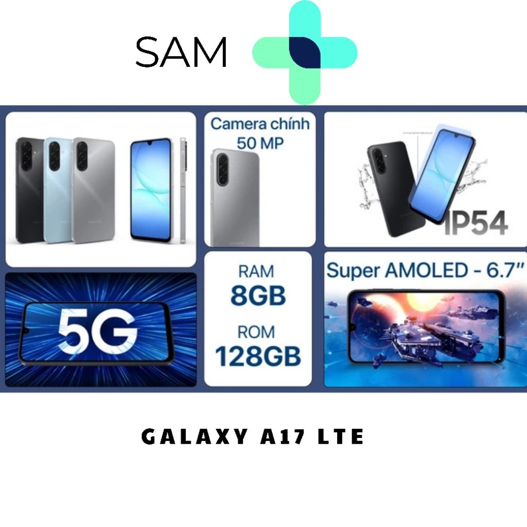 Điện thoại Samsung Galaxy A17 LTE