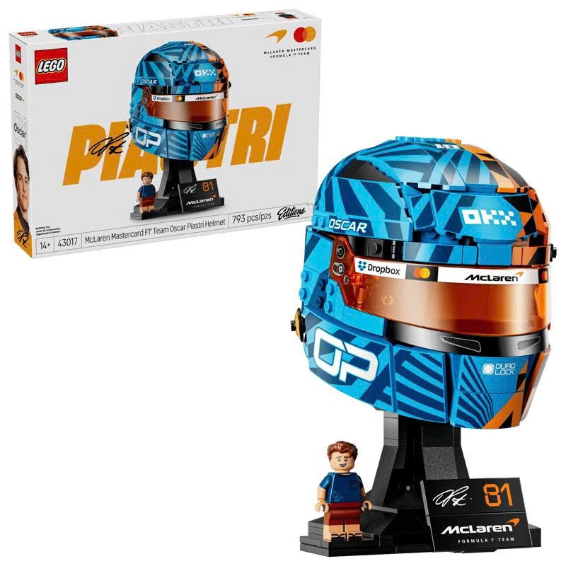 Lego 43017 Đồ Chơi Lắp Ghép McLaren Mastercard F1 Team Oscar Piastri Helmet