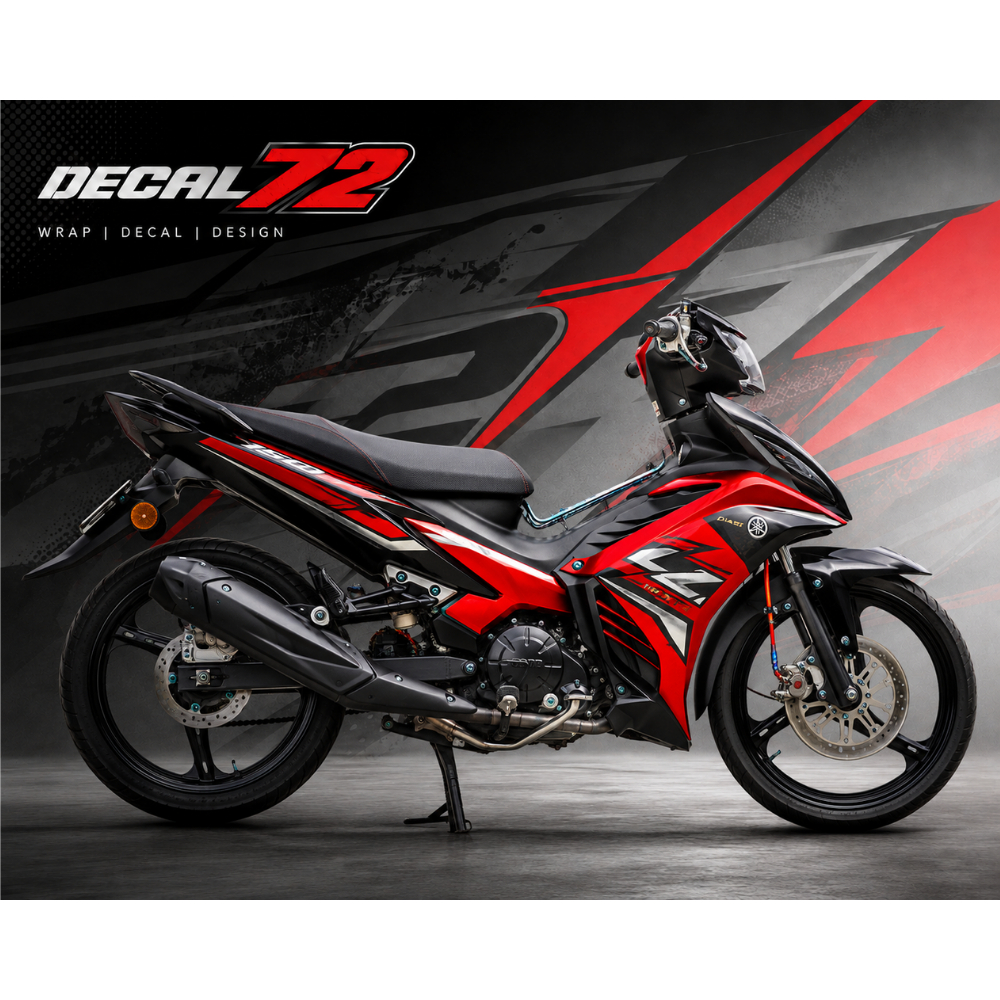 Tem Xe Exciter 135 Racing Style | EX135-RS501 | Decal 72 | Tem Dán Xe Exciter 135