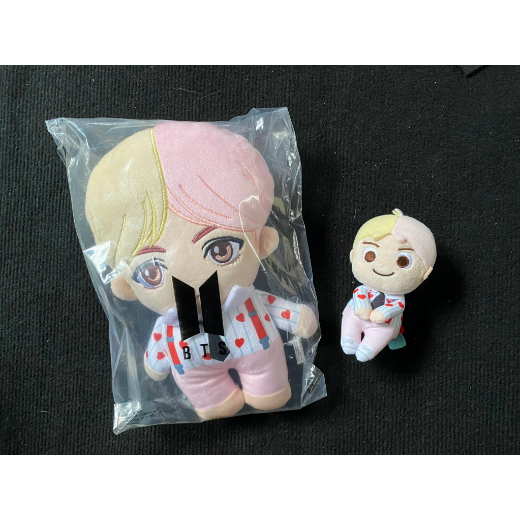 set 2 món BTS offical goods Bt21 TinyTAN plush Doll menber V Taehyung như hình.