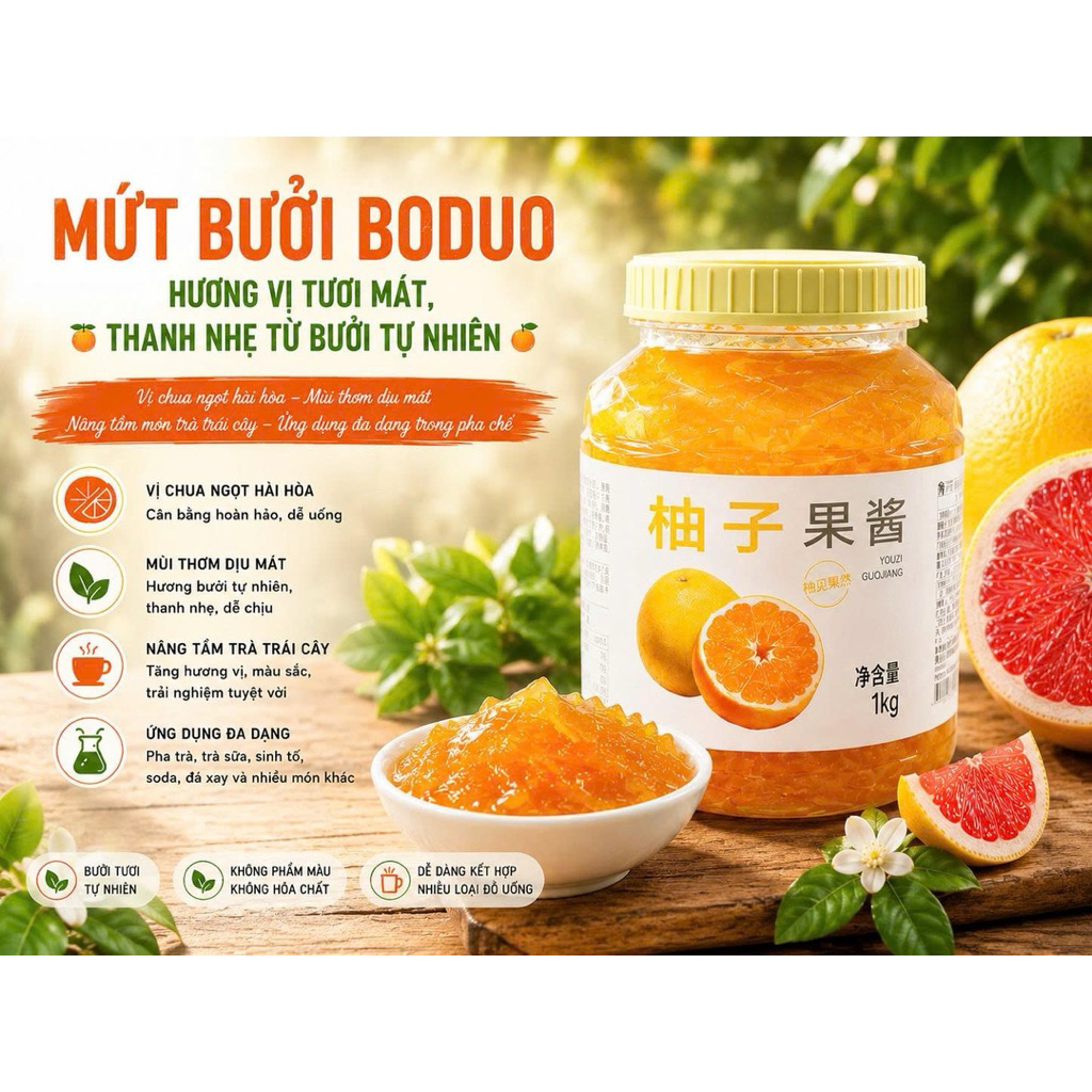 MỨT/ SỐT BƯỞI BODUO