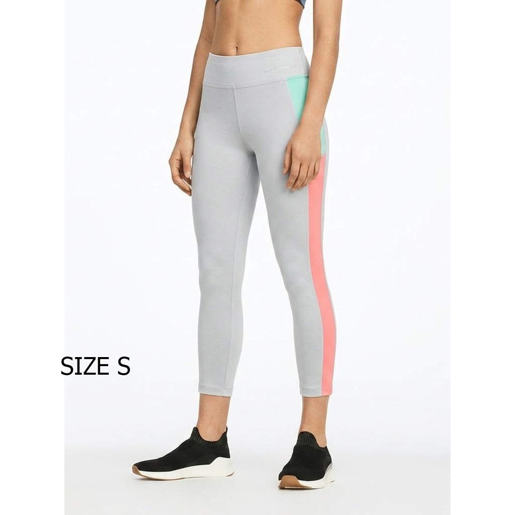 Quần Tập Gym Lửng Oysho Colorblock Capris Yoga Leggings - SIZE S