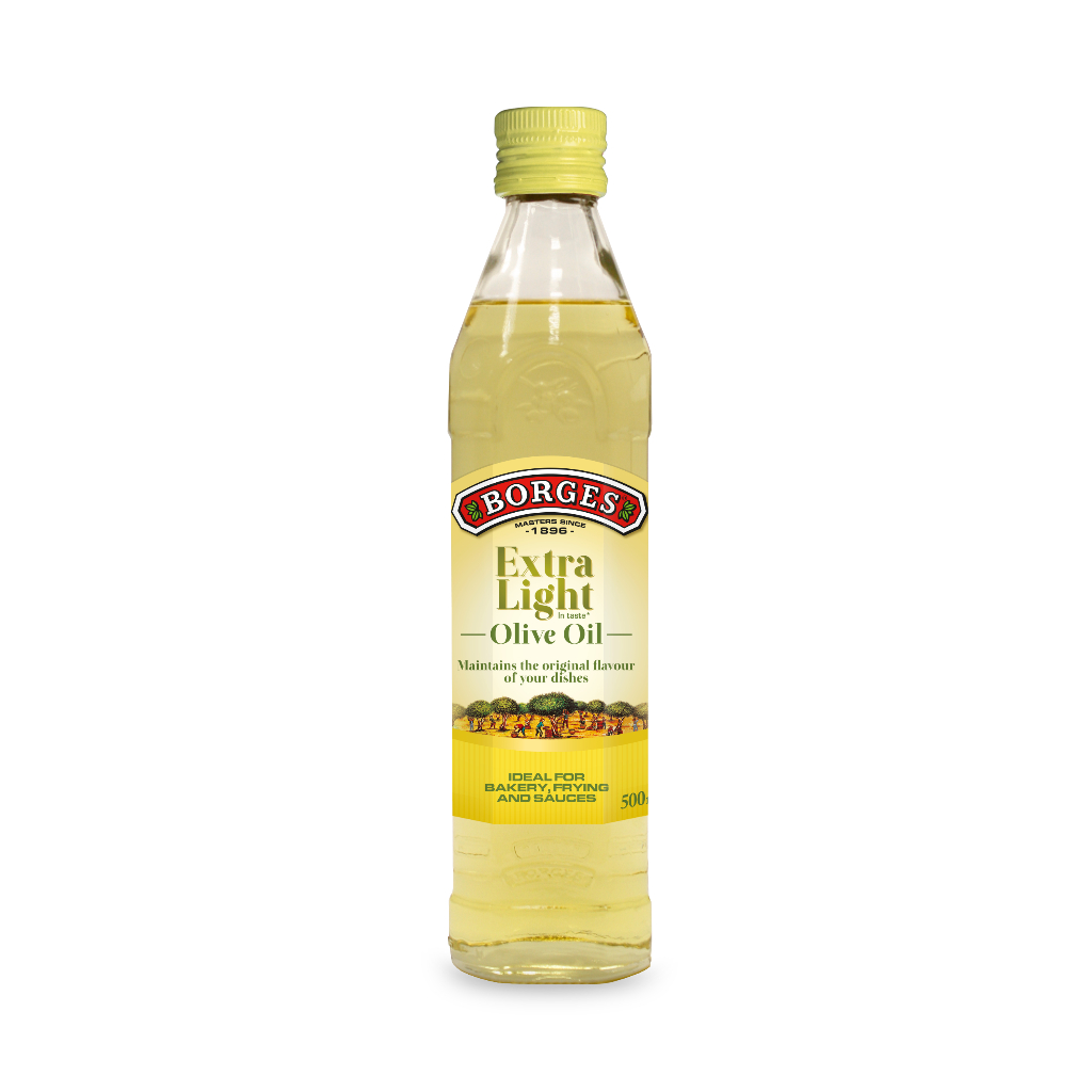 DẦU ÔLIU NGUYÊN CHẤT KHÔNG MÙI EXTRA LIGHT – HIỆU BORGES 500ml