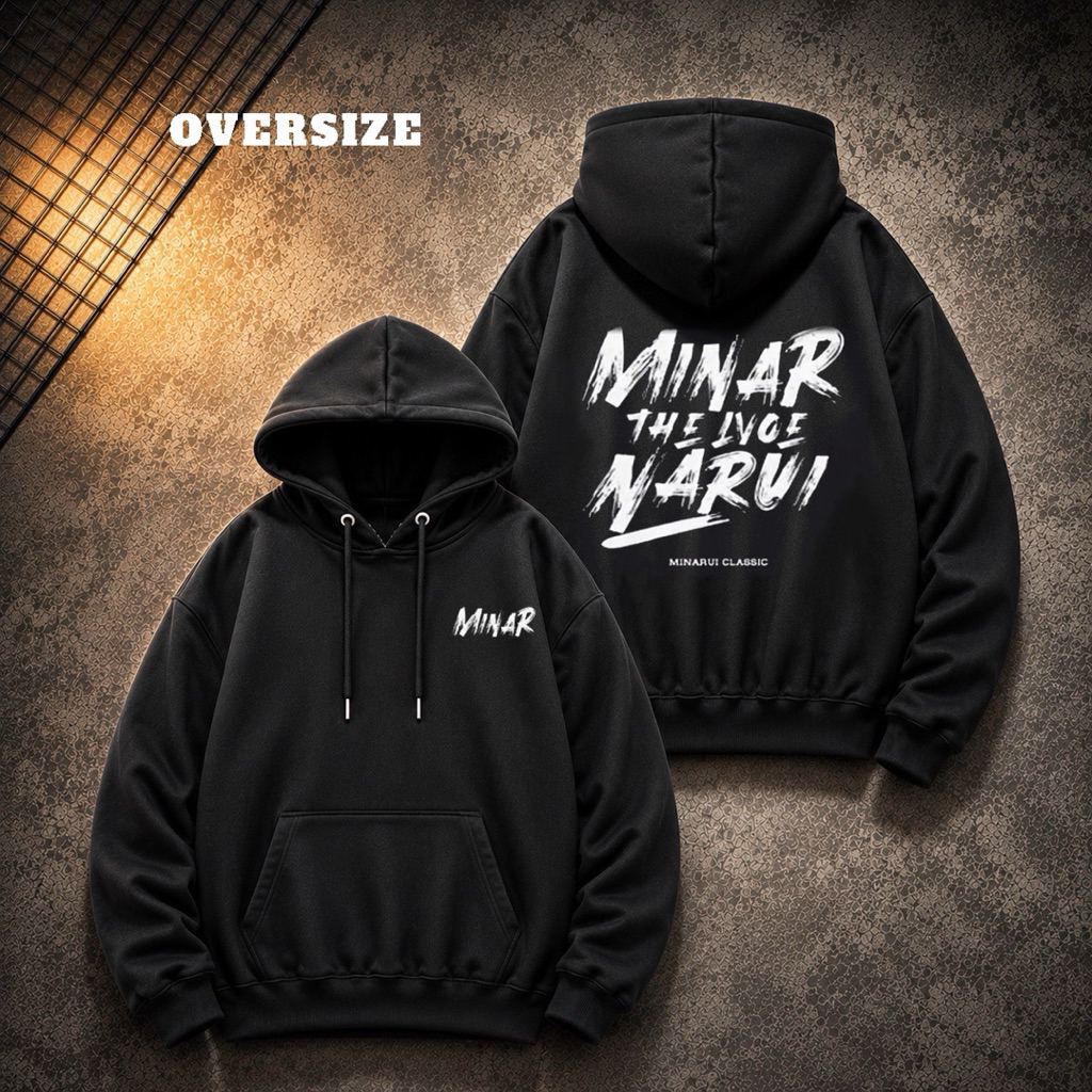 Áo Hoodie Unisex Áo Khoác Hoodie Zip Oversize Minar Có Bigsize S- 4XL Chất Nỉ Dày Đẹp