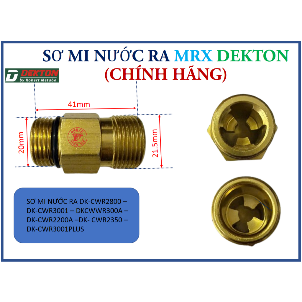 DEKTON - SƠ MI NƯỚC RA DK-CWR2800 –  DK-CWR3001 – DKCWWR300A –  DK-CWR2200A –DK- CWR2350 –  DK-CWR30